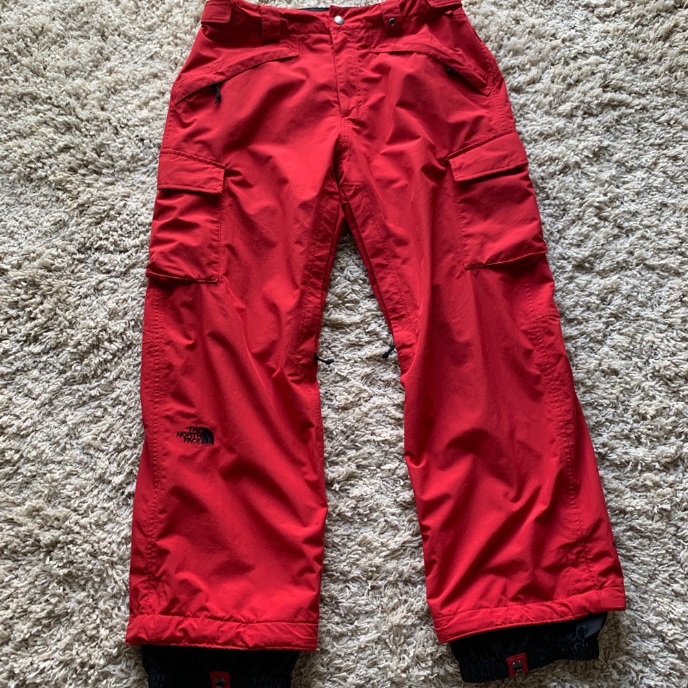 North Face Mens Hy Vent RED ski pants insulated
